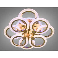 Светодиодная люстра в зал 110W Diasha A8022/4+4GLED3colordimmer