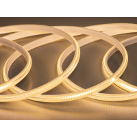 СОВ LED стрічка 220в, 288 шт/м, герметична, 10мм, теплий Diasha P220CL-COB-288-WW-65-10