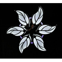 Люстра в зал или спальню светодиодная современная Splendid-Ray 2850252/6+A LED (CHROME) 