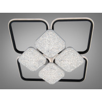 Люстра стельова Diasha LED біла чорна 130W димер Diasha 2568WH+BKDIMMER