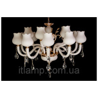 Классическая люстра с хрусталем Linisoln 2006/10+5 Классическая люстра с хрусталем Linisoln 2006/10+5