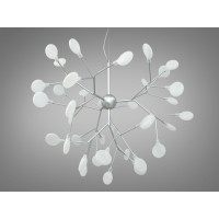 Декоративная люстра в зал 36 лампочки, хром Diasha HXD8048/36CH