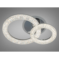 Стельовий світлодіодний смарт світильник з пультом, 42W, хром Diasha 2203/2HRLED3colordimmer