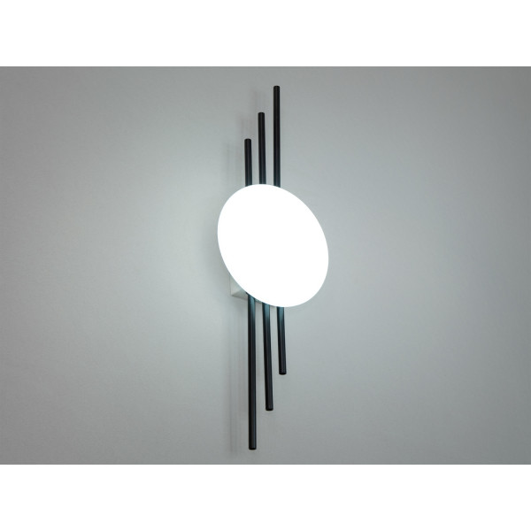 Гармонійне світлодіодне бра в кабінет, 18Вт, чорний Diasha 9133/520BK Гармонійне світлодіодне бра в кабінет, 18Вт, чорний Diasha 9133/520BK