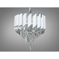 Хрустальная люстра на 8 ламп Diasha 9001-800x300WH+CH