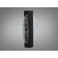 Сучасне світлодіодне бра в зал, 12 Вт, чорний Diasha MX2204-1BK