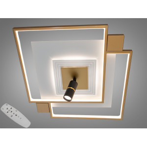 LED люстра Diasha білий чорний 64Вт димер пульт Diasha 5533WH+Gdimmer