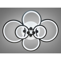 Люстра потолочная в спальню Diasha 8022/6BK 