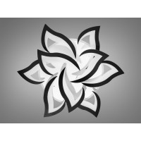 Гармонійна стельова LED люстра з пультом, 115W, чорна Diasha 8146/6+3BKLED3colordimmer