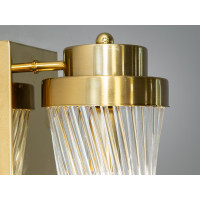 Сучасний настінний світильник на 2 лампи, золото Diasha F3818GD