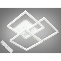Потолочная светодиодная люстра светильник с пультом и подсветкой Diasha MX11058/3L WH LED 3color dimmer