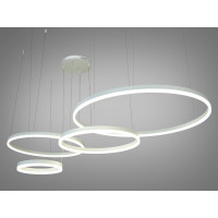 Ексклюзивна новинка, світлодіодна люстра на тросах, потужністю 157 Вт Diasha 1029-800+600+500+300WH