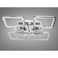 Люстры потолочные светодиодные с пультом управления Diasha 8157/4+4HR LED 3color dimmer 