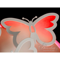 Люстра светодиодная потолочная в детскую комнату с пультом Diasha 8067/5+1WH LED 3color dimmer 