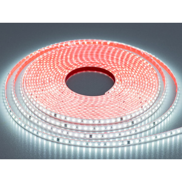 LED стрічка 220в, 120 шт/м, герметична, 8мм, холодний Diasha N220-2835-120-CW-65-8