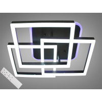 Потолочная светодиодная люстра светильник с пультом и подсветкой Diasha MX11058/3S BK LED 3color dimmer