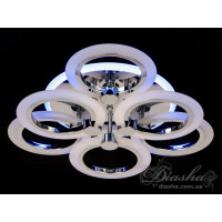 Светодиодная люстра под потолок с пультом управления Diasha 8022/3+3HRLEDRGBdimmer