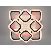 Cветодиодная люстра потолочная с пультом Diasha AS8060/4+4BK LED 3color dimmer 