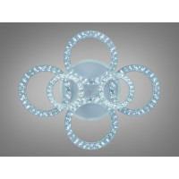 Стельова LED люстра кільця біла 120W пульт Diasha 5180/6WH