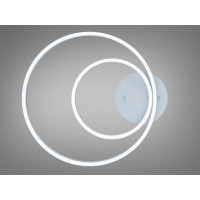 LED люстра 11 квадратів білий чорний 65Вт пульт Diasha 2538WHdimmer