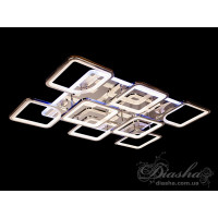 Потолочная светодиодная люстра с пультом и подсветкой Diasha 8060/6+2G LED 3color dimmer