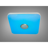 Смарт LED люстра біла 80 Вт RGB з Bluetooth Diasha DB-8501B/500x500RGB+MP3