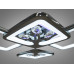 Люстры потолочные светодиодные с пультом Diasha 8157/2+2BHR LED 3color dimmer