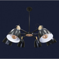 Люстра лофт в спаллню черная Levistella 752V27039-6 BK