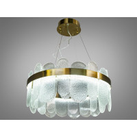 Підвісна люстра 803-500SGD золото з прозорими скляними елементами Diasha 803/500SGD
