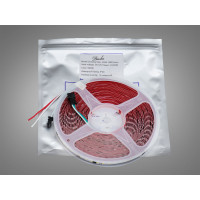 Адресна LED стрічка 12в, 126 діодів на метр, 8мм, холодний Diasha NWS12-2835-126-CW-20-8