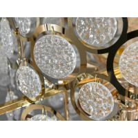 Люстра хрустальная подвесная в комнату Е14 Diasha 88011-500G