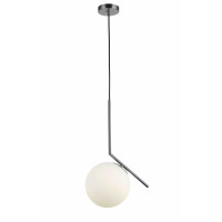 Светильник люстра подвесная в стиле лофт шар Levistella 9163815-1 CR+WH