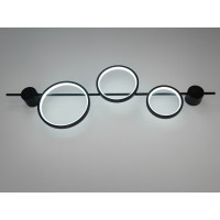 Стильний світлодіодний настінний світильник, 28Вт, чорний Diasha F3767BK Стильний світлодіодний настінний світильник, 28Вт, чорний Diasha F3767BK