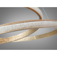 Підвісна люстра LED Diasha золото 65Вт 3575Лм 3CCT Diasha XH1017/600G