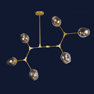 Люстра молекула Levistella 756LPR0231-6 GD+BK