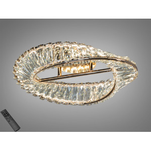 Вишукана світлодіодна люстра із кришталю , 72 Вт, золото Diasha 562/400G