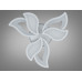 Стельова LED люстра Diasha пелюстки біла 78W Diasha 9033/3WHLED3colordimmer