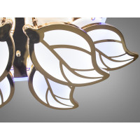 Люстра в зал потолочная светодиодная с пультом 180W Diasha 8028/8+4GLED3colordimmer