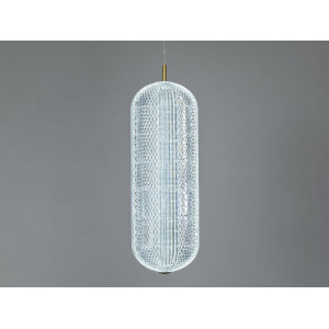 Світлодіодна люстра підвіс золото 8 Вт 4100K Diasha D221204/1L400