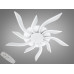 Стельова led люстра кільця з пультом, диммером, підсвіткою, 40W, біла Diasha 2480/5+5WHLED3colordimmer