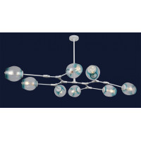 Люстра молекула Levistella 752L7731-8 WH+BL