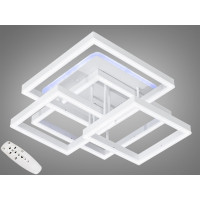 Біла світлодіодна пристельова люстра з регулюванням яскравості, 145W Diasha 7001WHLED3colordimmer