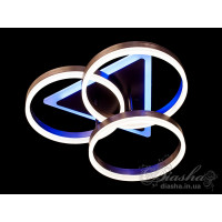 LED люстра потолочная светодиодная с пультом управления Diasha 8872/3WHLED3colordimmer