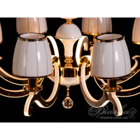 Люстра в зал с подсветкой лед 40W Diasha 8316/8 3000K