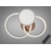 Стельова LED люстра золото 95W пульт 3 кільця 3 режими Diasha 8819/500+400+300