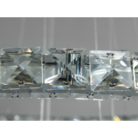 Подвесная люстра 66W, хром Diasha 7201-8W/580+400+200HR