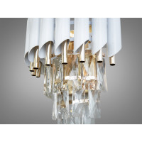 Хрустальное бра в зал Diasha 9001-2W-WH+SGD