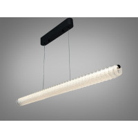 Підвісна люстра LED з пультом шампань 55Вт 10м² Diasha MD25095/1000CG