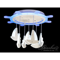 Люстра в детскую комнату с ночником и пультом Diasha 8162/500WH LED dimmer  