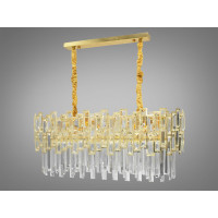 Люстра в гостинную подвесная хрустальная 800мм Diasha 21118/800x350S-old